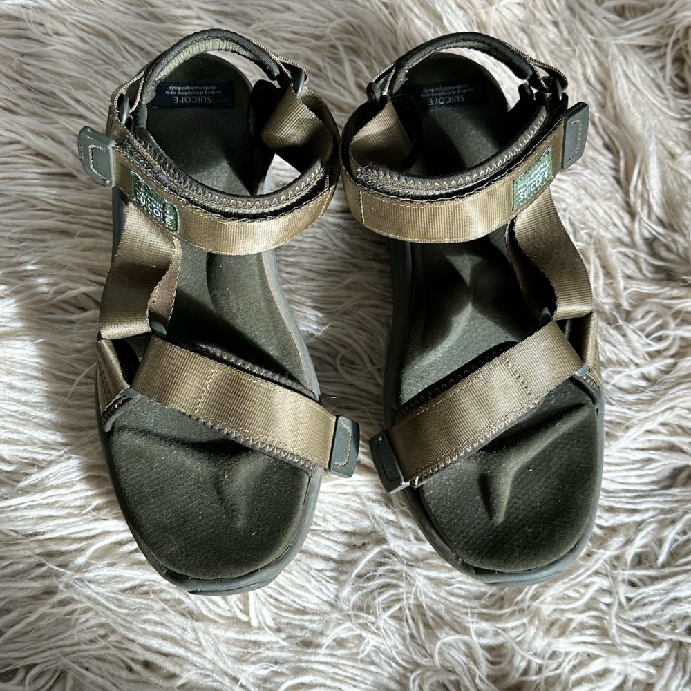 Suicoke Olive Strap Run Sandals